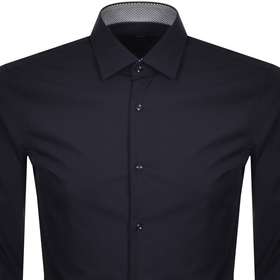 Alternative Image for ProductBOSS Jorax Slim Fit Long Sleeve Shirt Navy2